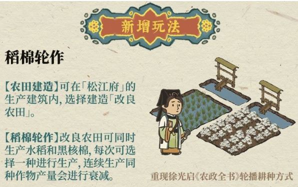 《江南百景图》稻棉轮作上手技巧一览