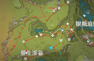 原神海岛蔓生溪谷宝箱位置介绍