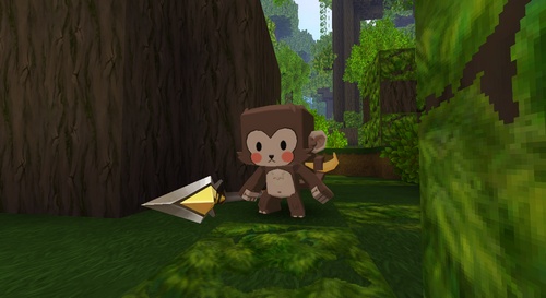 迷你世界野生猴子怎么驯服